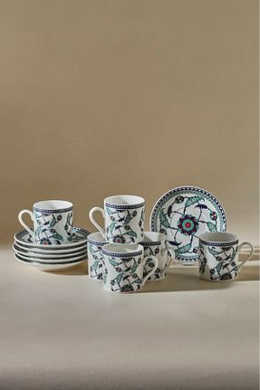 فنجان قهوه آبی 6 نفره Karaca - کد 878097440