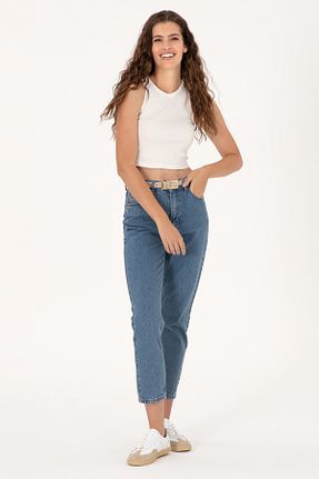 شلوار جین مشکی زنانه پاچه ساده U.S. Polo Assn. - کد 891976333