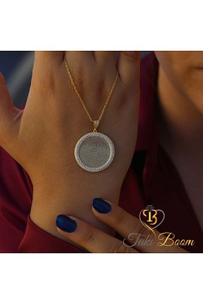 گردنبند نقره طلائی زنانه 925 عیار Takı Boom - کد 155845608