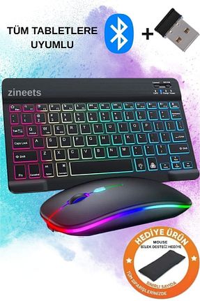 ست کیبورد و ماوس مشکی Zineets - کد 850396751