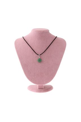 گردنبند جواهر سبز زنانه سنگ طبیعی OSMANLI DEĞERLİ TAŞ - کد 314047990