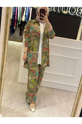 تونیک خاکی زنانه بافتنی FUAT GÜRSEN - کد 949737108
