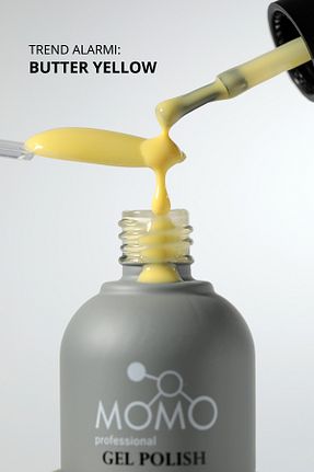 لاک ناخن دائمی زرد MOMO professional - کد 951922868
