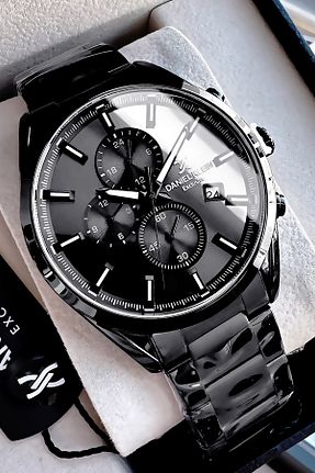 ساعت مچی مشکی مردانه 44 میلی متر Daniel Klein - کد 952588250