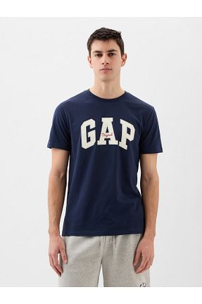 تیشرت سرمه ای مردانه رگولار GAP - کد 50600962