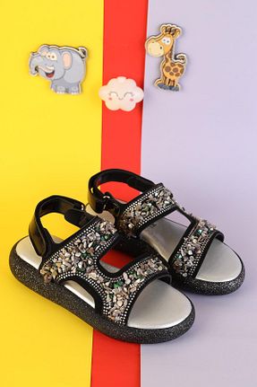 صندل رنگی بچه گانه پاشنه پر Moda Lime - کد 932773659