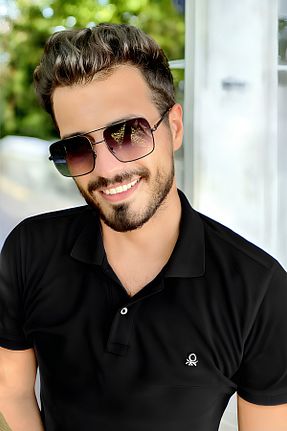 عینک آفتابی مشکی زنانه 56 Eyesofia - کد 951328123