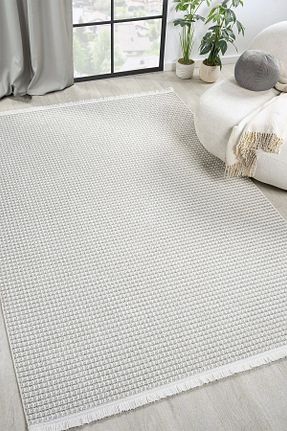 فرش طوسی قابل شستشو Eliz Home - کد 844302463