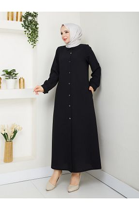 کلاه و ابایا مشکی زنانه مخلوط ویسکون Günay Karaca - کد 835862296