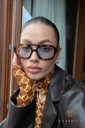 عینک آفتابی آبی زنانه 52 Eyesofia - کد 944350147