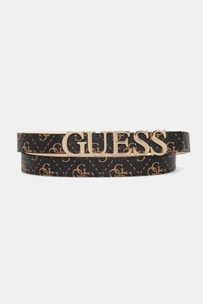 کمربند بژ زنانه چرم مصنوعی Guess - کد 895780497