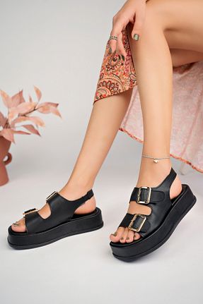 صندل مشکی زنانه پاشنه پر diya shoes - کد 841767470