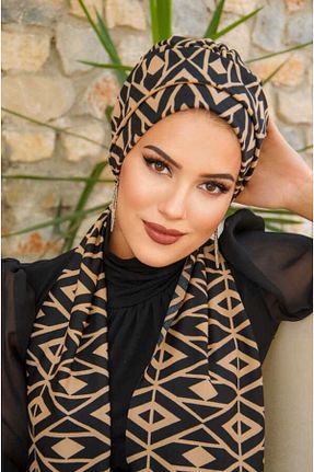 کلاه شنای حجاب مشکی زنانه Aişe Tesettür - کد 856648562