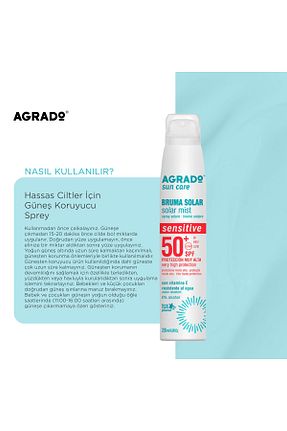 کرم ضد آفتاب بدن SPF 50 + Agrado - کد 944086686