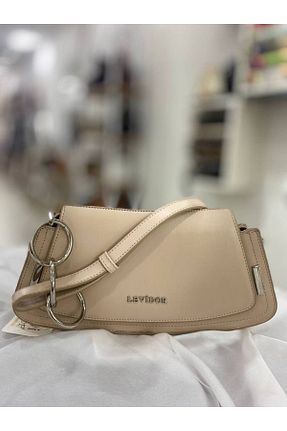 کیف دوشی قهوه ای زنانه چرم مصنوعی Levidor - کد 933170349