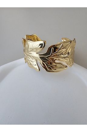 دستبند استیل (فولاد) زرد زنانه استیل (فولاد) Zivazer Store - کد 940285399