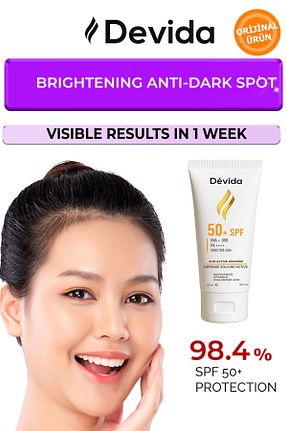 کرم ضد آفتاب صورت SPF 50 + Devida - کد 926220187