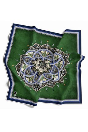 روسری سبز پلی استر VİOLLA - کد 877588503