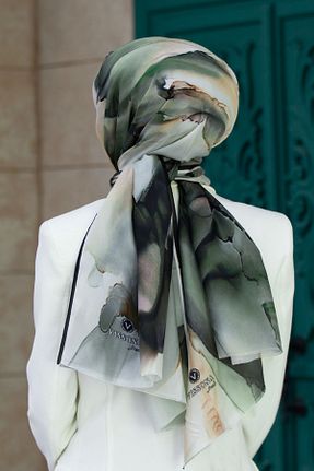 شال خاکی زنانه Vissona - کد 828776530