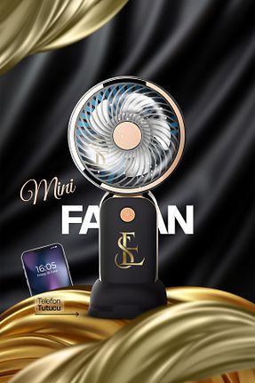 پنکه مشکی Mini Fan EN SİGA - کد 937769635