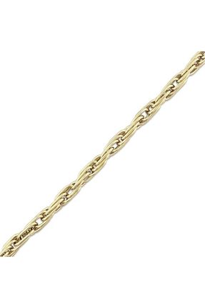 دستبند طلا زرد زنانه 14 عیار Assos Pırlanta - کد 861554053