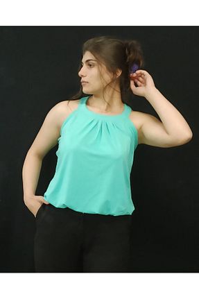 بلوز سبز زنانه ساده Stitch Shop - کد 108495946
