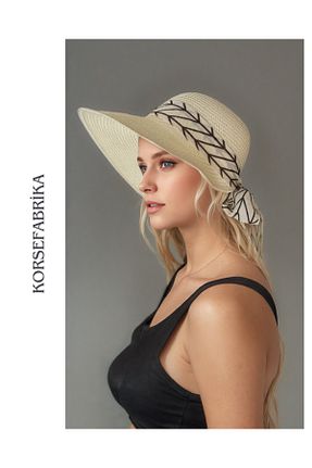 کلاه نباتی زنانه حصیر korsefabrika trend mood store - کد 946779164