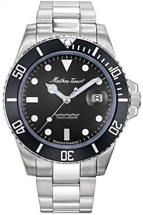 ساعت مچی مشکی مردانه 42 میلی متر Mathey-Tissot - کد 42006508