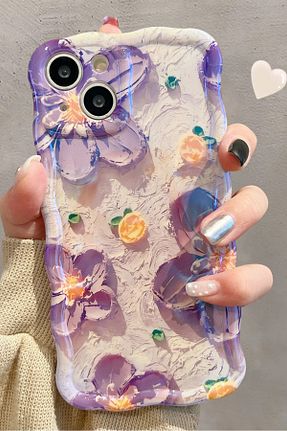 کاور و قاب بنفش iPhone 13 Fibaks - کد 917461501