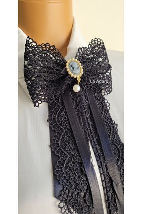 سنجاق سینه مشکی زنانه فلزی LO ADORO - کد 945696179