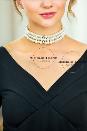 چوکر بژ MinimalistTasarım - کد 790319538