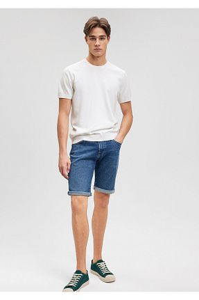 شلوارک و برمودا آبی مردانه Skinny Mavi - کد 696646248