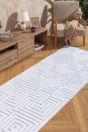 فرش سفید زیره ضد لغزش West Home - کد 951561687