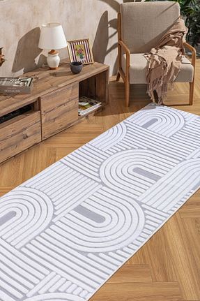 فرش سفید زیره ضد لغزش West Home - کد 951561928