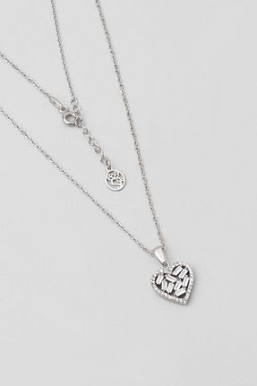 گردنبند نقره سفید زنانه 925 عیار So Chic - کد 345043943