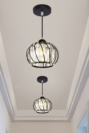 لوستر مشکی فلزی Luna Lighting - کد 756462660