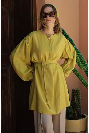 تونیک سبز زنانه بافتنی Fatma Atasoy - کد 950630726