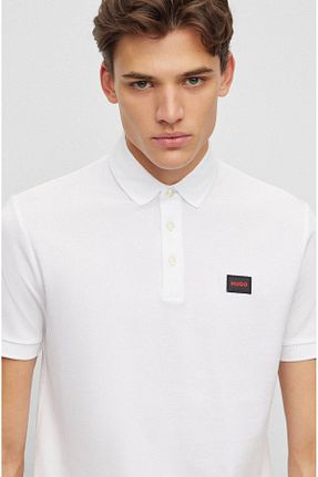 پولوشرت سفید مردانه %100 پنبه Hugo Boss - کد 742555366
