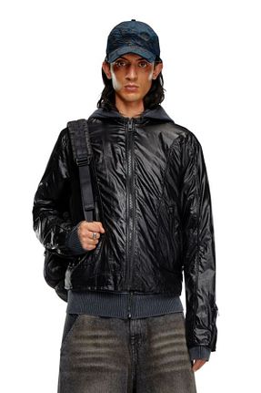 کاپشن مشکی زنانه رگولار Diesel - کد 852570645