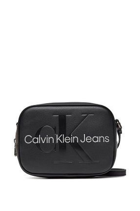 کیف دوشی مشکی زنانه پلی اورتان Calvin Klein - کد 358864663