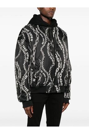 کاپشن مشکی زنانه رگولار Versace - کد 858158092