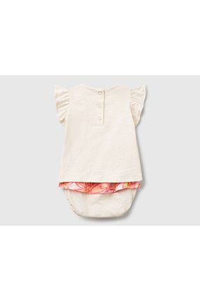 بادی و سرهمی نوزادی نباتی بچه گانه United Colors of Benetton - کد 939061460