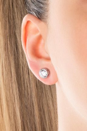 گوشواره نقره سفید مردانه 925 عیار So Chic - کد 770027543