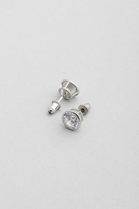 گوشواره نقره سفید مردانه 925 عیار So Chic - کد 770027543
