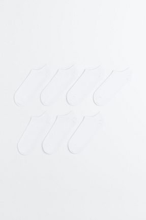 جوراب سفید مردانه پنبه ای H&M - کد 857502145
