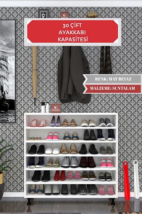 جا کفشی سفید Suntalam Kenzlife - کد 951686316