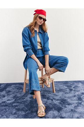 ست بالاتنه و پائین تنه حجاب سبز زنانه رگولار KYR - کد 951695740