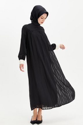 لباس حجاب مشکی زنانه اورسایز Setrms - کد 951721195