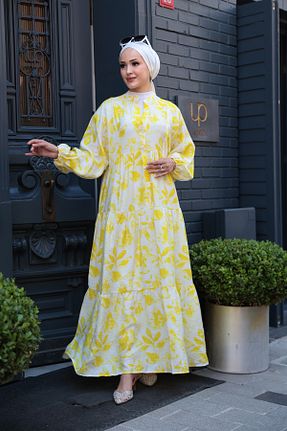 لباس زرد زنانه بافتنی LOCCO - کد 952207319