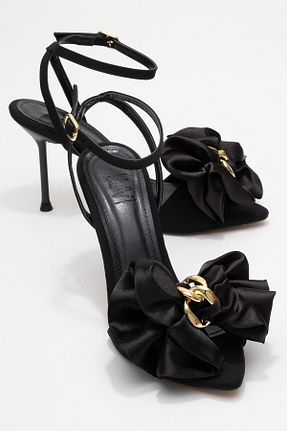 کفش مجلسی مشکی زنانه پارچه ای luvishoes - کد 951815247